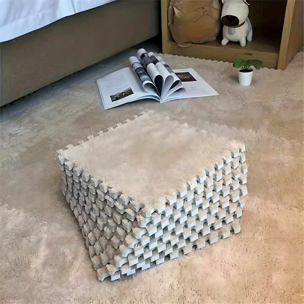 PlushTile Modular Soft Floor Mat (12 Tiles)