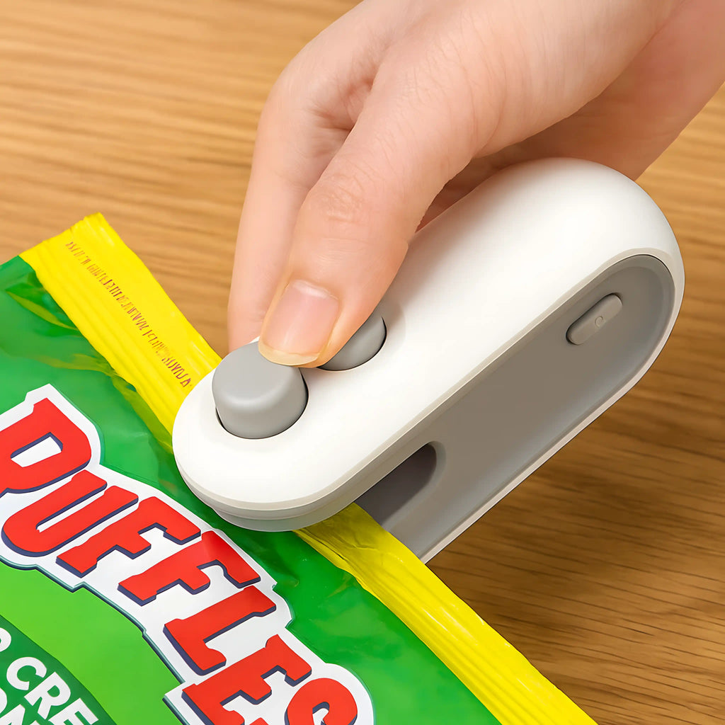 Mini Heat Sealer — USB Rechargeable Bag Sealer for Fresh Snacks