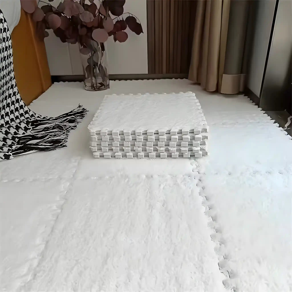 PlushTile Modular Soft Floor Mat (12 Tiles)