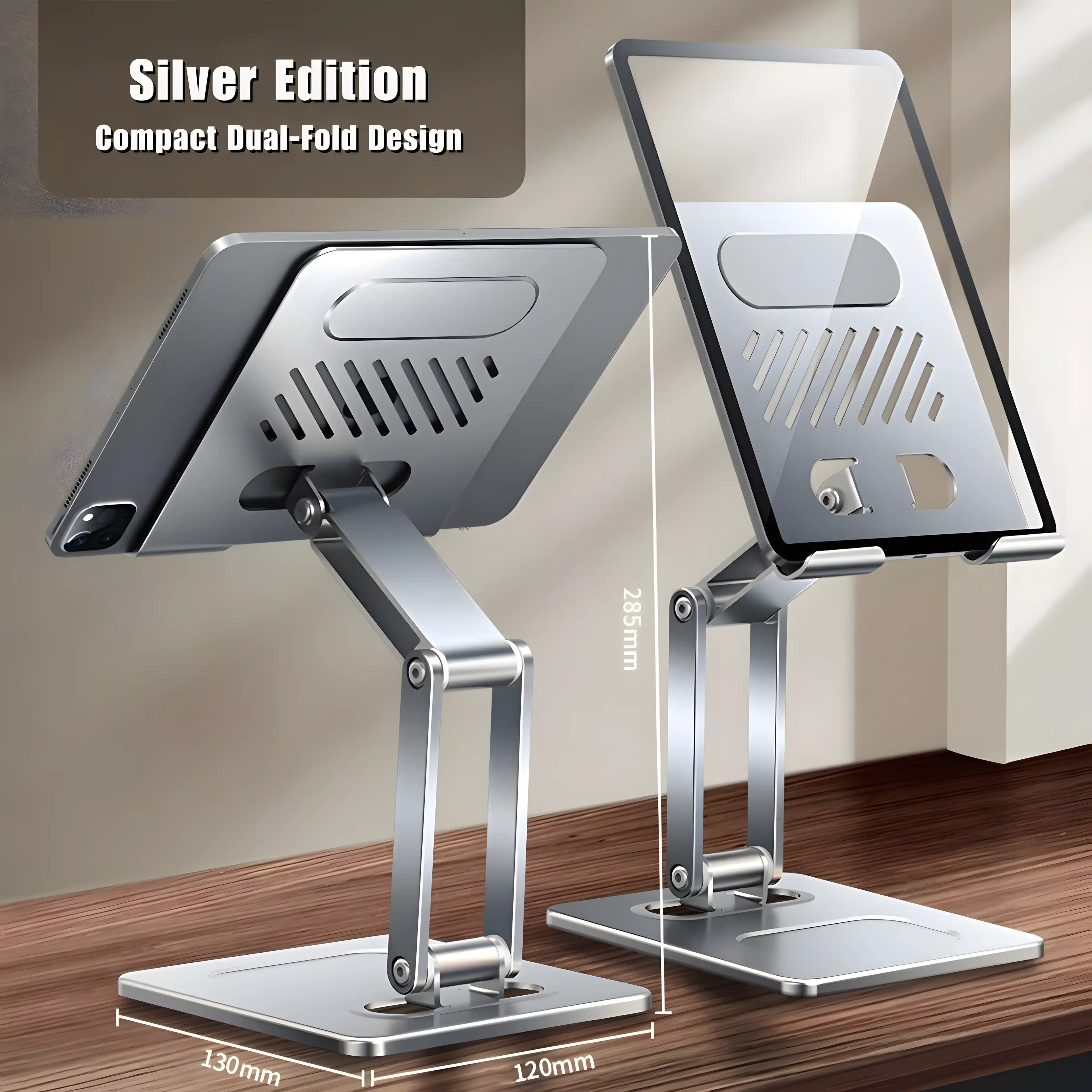 SteelRise Pro — Premium Adjustable Stand for Work & Style