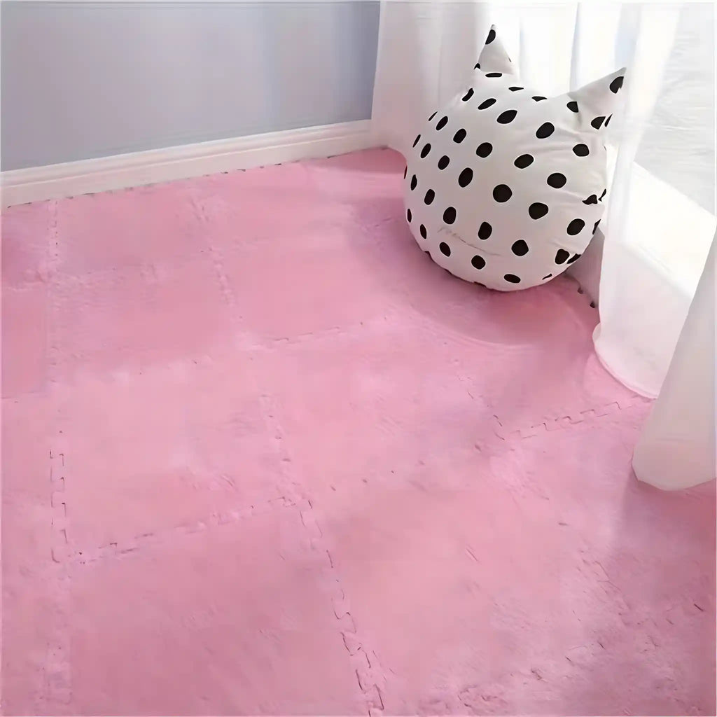 PlushTile Modular Soft Floor Mat (12 Tiles)