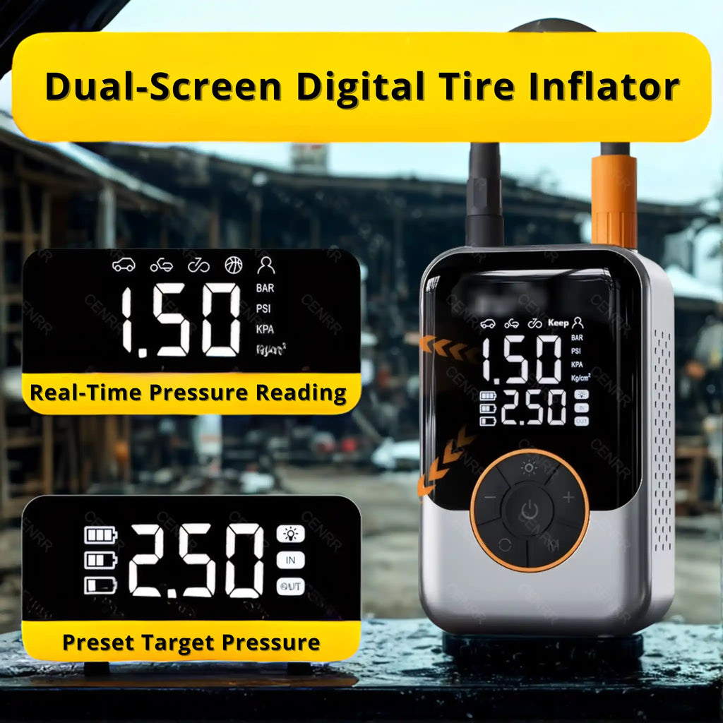 Smart Wireless Air Pump — Fast & Easy Inflation Anywhere