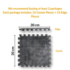 PlushTile Modular Soft Floor Mat (12 Tiles)
