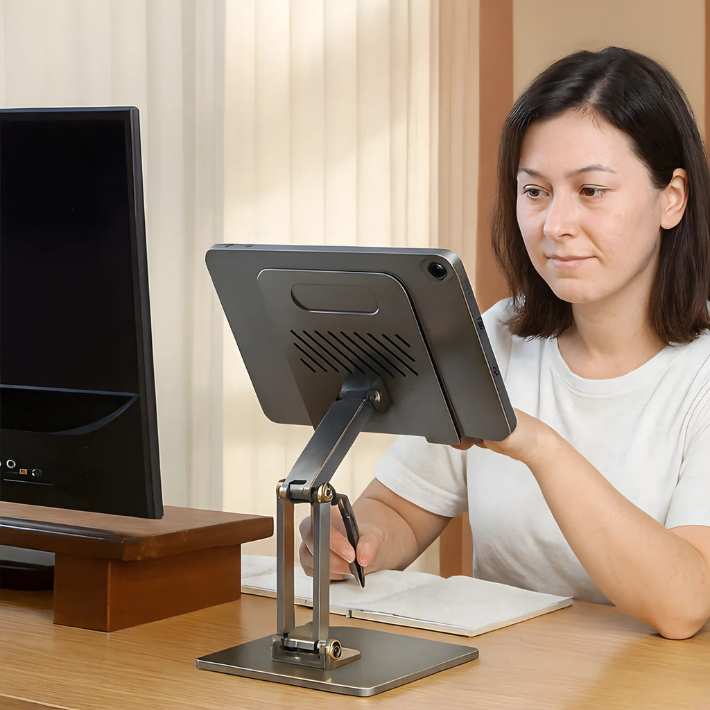 SteelRise Pro — Premium Adjustable Stand for Work & Style