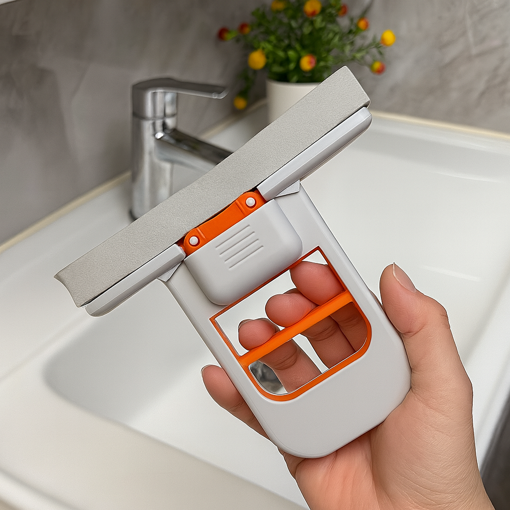 Mini Mop & 3 Sponge Refills — Compact Cleaning Tool for Every Surface