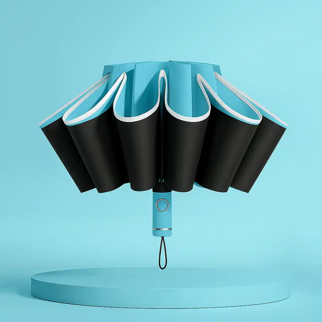 WindProof Auto Umbrella — Compact, Stylish & Durable