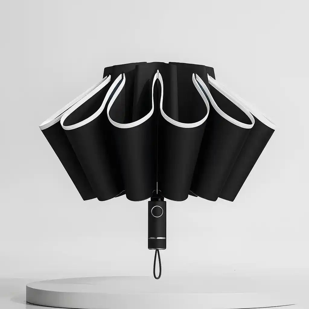 WindProof Auto Umbrella — Compact, Stylish & Durable