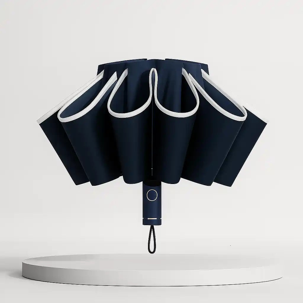 WindProof Auto Umbrella — Compact, Stylish & Durable
